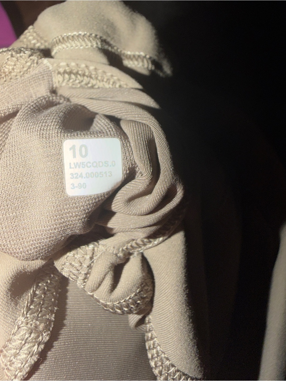 lululemon Wunder Under HR Leggings in Nomad & free tote - Picture 7 of 8